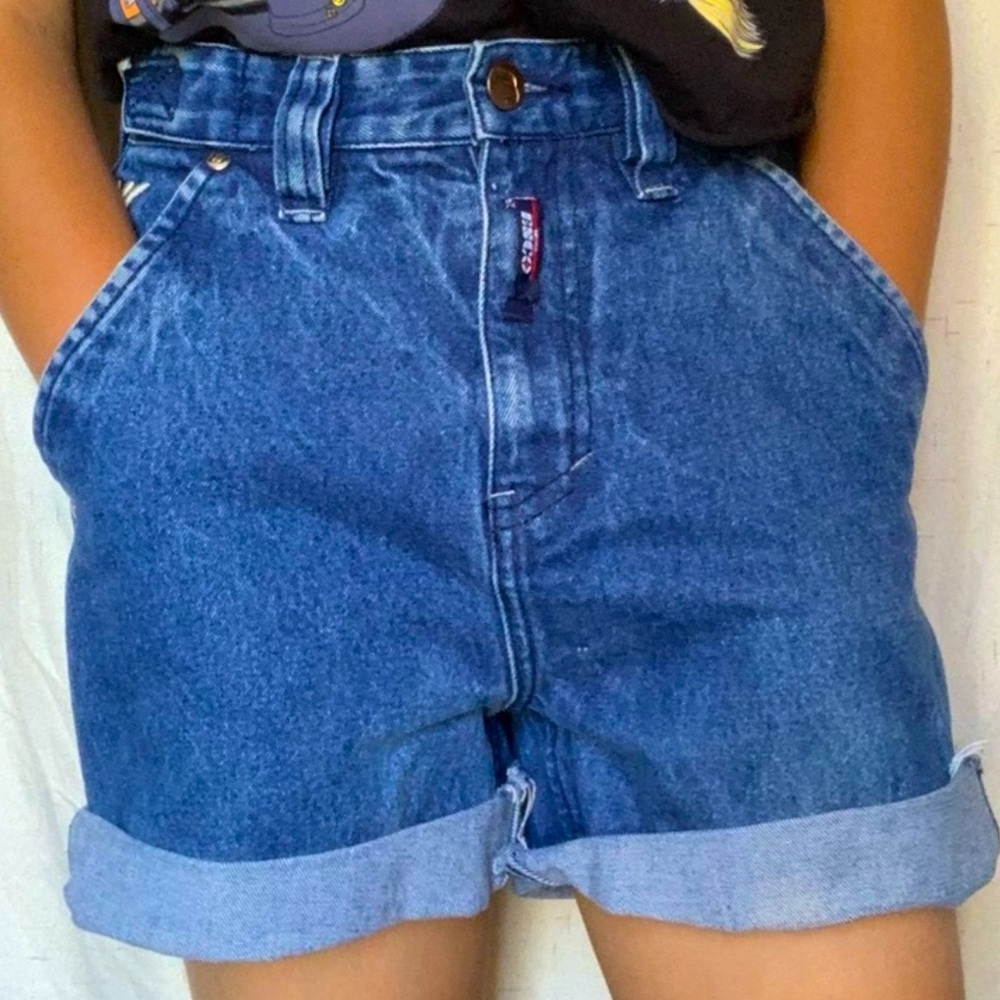 Vintage 90’s Willie ESCO Duns 1969 Hi-Rise Denim Jeans Shorts 28” Waist Size 12